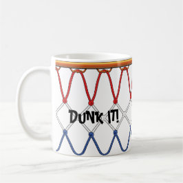 Basketball Hoop Net_red white blue_Dunk Es Kaffeetasse