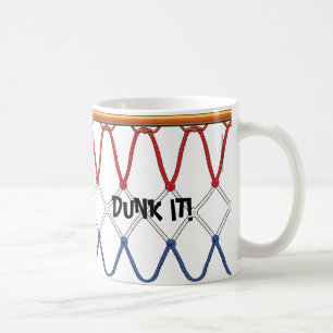 Basketball Hoop Net_red white blue_Dunk Es Kaffeetasse