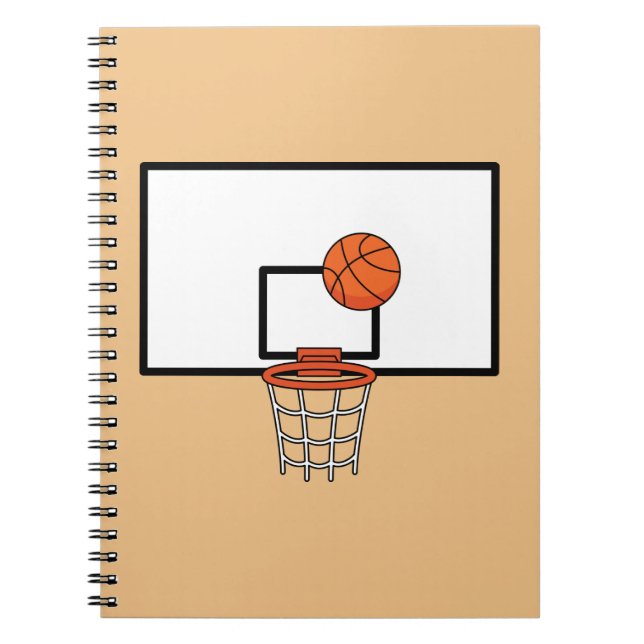 Basketball Hoop Notizblock (Vorderseite)