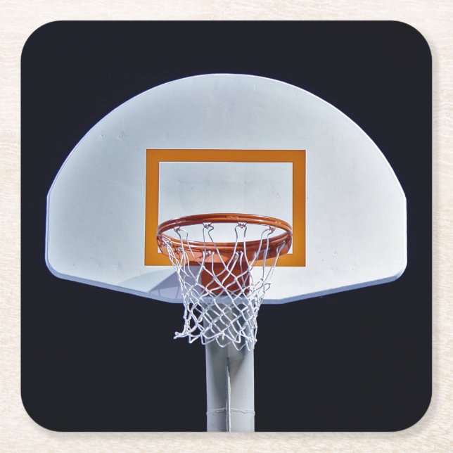 Basketball Hoop Paper Untersetzer (Vorderseite)