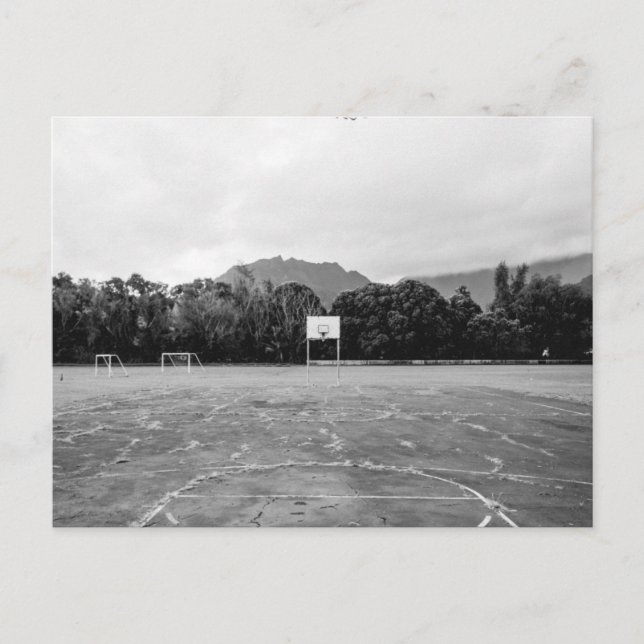 Basketball Hoop Postkarte (Vorderseite)