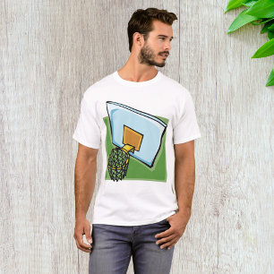 Basketball Hoop Sportuntergrund und Netz T-Shirt