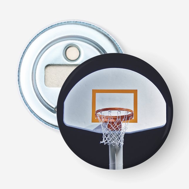 Basketball Hoop Taste Flaschenöffner (Vorderseite)