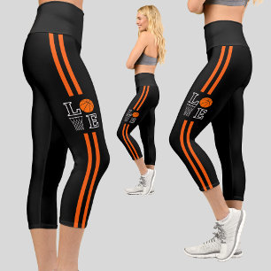 Basketball Hoops Spieler Girl Geburtstagsgeschenk Capri Leggings