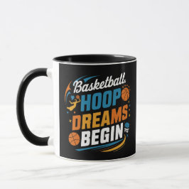 Basketball Hoops Träume Beginnen, Sport Tasse