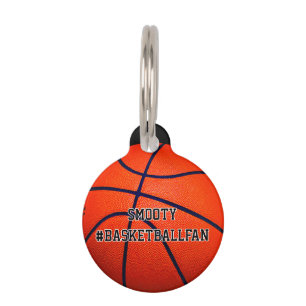 Basketball Hund Katze Name Haustiermarke