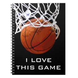 Basketball I Liebe Dieses Game-Notebook Notizblock