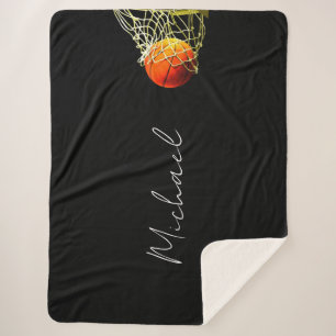 Basketball I Liebe Ihr Name Sherpadecke