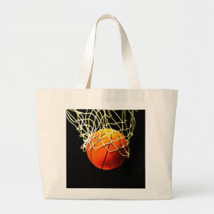 Basketball I Liebe Jumbo Stoffbeutel