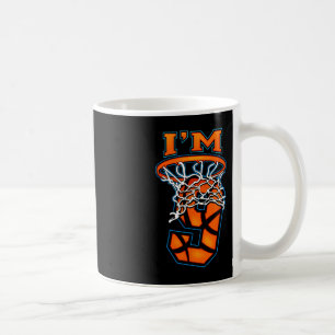 Basketball I m 9 Boy Girl 9. Geburtstag Kaffeetasse