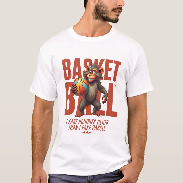 Basketball: Ich verletze Fakes besser als ich Fake T-Shirt (Vorderseite)