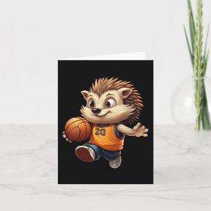 Basketball-Igel 1 Karte