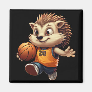 Basketball-Igel 1 Magnet