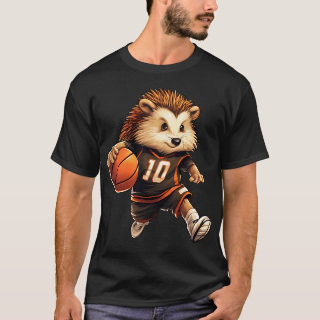 Basketball Igel T-Shirt (Vorderseite)