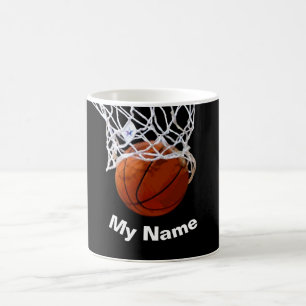 Basketball Ihr Name Benutzerdefiniert Kaffeetasse