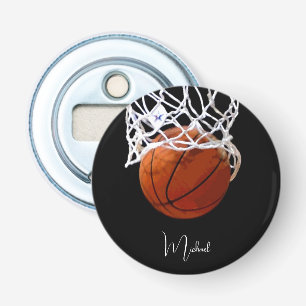 Basketball Ihr Name Flaschenöffner