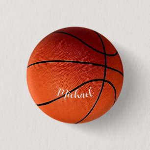 Basketball - Ihr Name ist individuell Button
