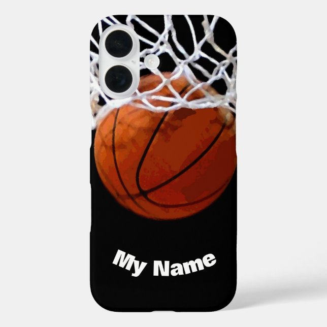 Basketball - Ihr Name ist individuell Case-Mate iPhone Hülle (Rückseite)