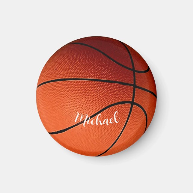 Basketball - Ihr Name ist individuell Magnet (Vorne)