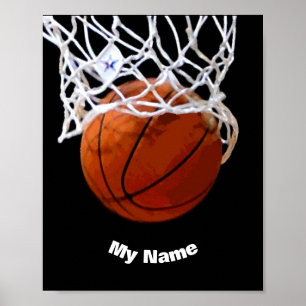 Basketball - Ihr Name ist individuell Poster