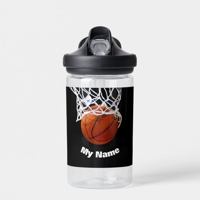 Basketball - Ihr Name ist individuell Trinkflasche (Vorne)