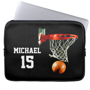 Basketball Ihr Name Laptopschutzhülle