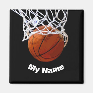 Basketball Ihr Name Magnet