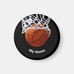 Basketball Ihr Name Magnet