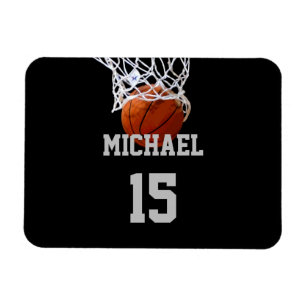 Basketball Ihr Name Magnet