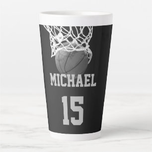 Basketball Ihr Name Milchtasse