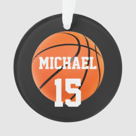 Basketball Ihr Name Ornament