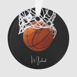 Basketball Ihr Name Ornament