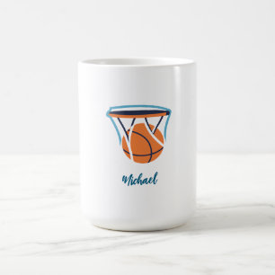 Basketball Ihr Name Persönlich Kaffeetasse