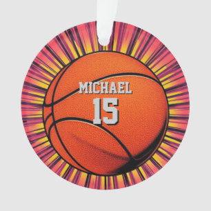 Basketball Ihr Name Pop Kunst Ornament