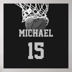 Basketball Ihr Name Poster