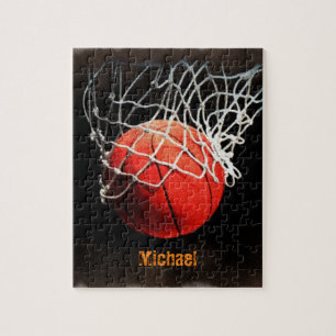 Basketball Ihr Name Puzzle