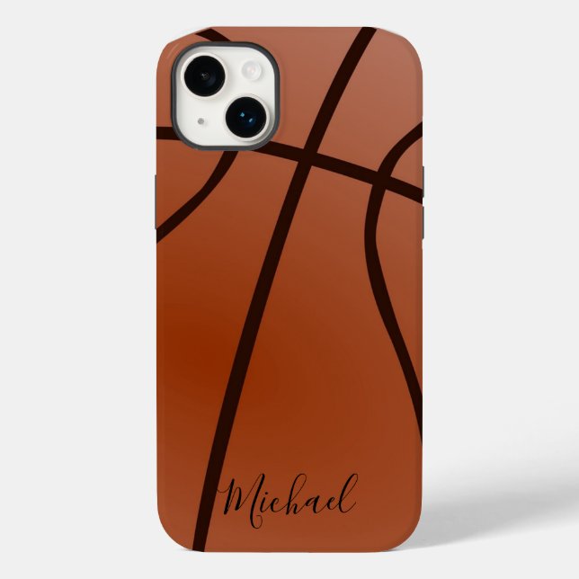 Basketball Ihren Namen Persönlich hinzufügen Case-Mate iPhone Hülle (Rückseite)