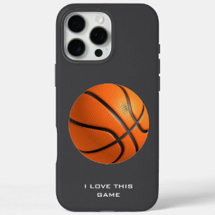 Basketball Illustration Malerei Sport iPhone 16 Pro Max Hülle