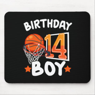 Basketball Im 14-jährigen 14. Geburtstag Junge Dek Mousepad