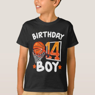 Basketball Im 14-jährigen 14. Geburtstag Junge Dek T-Shirt