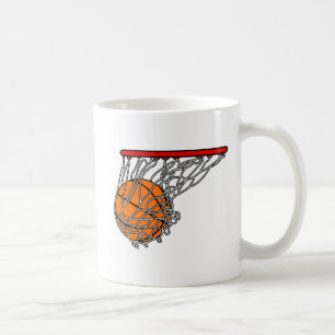 Basketball im Band Tasse
