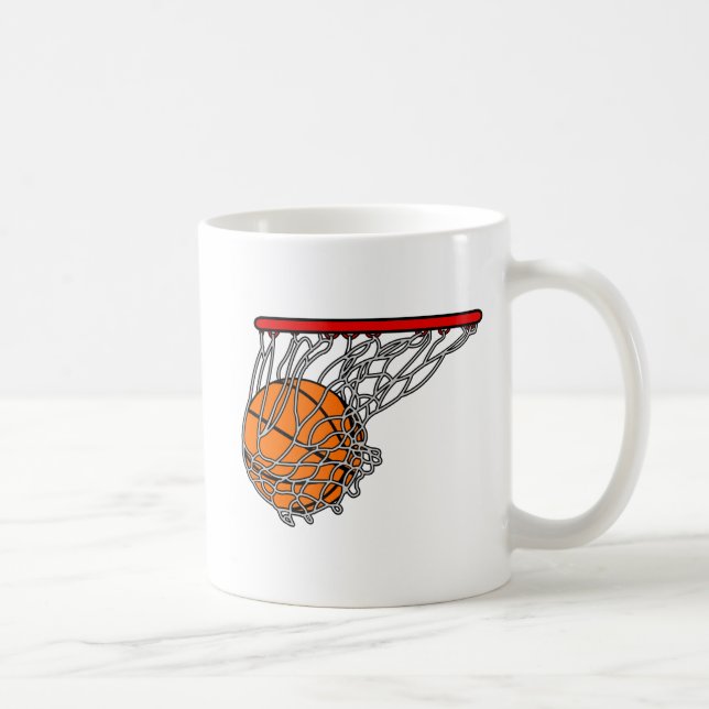Basketball im Band Tasse (Rechts)