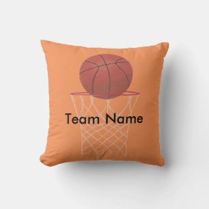 Basketball im Netz, Kissen