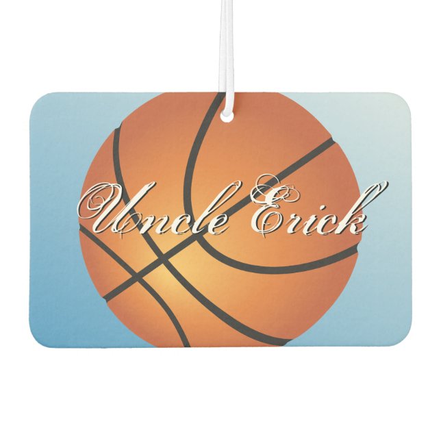 Basketball-Image 🏀 Monogram-Sonderaktion Autolufterfrischer (Vorderseite)