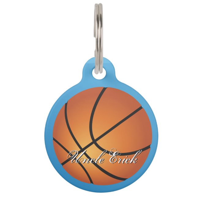 Basketball-Image 🏀 Monogram-Sonderaktion Tiernamensmarke (Rückseite)