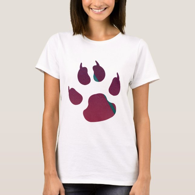 Basketball in Form eines Kies T-Shirt (Vorderseite)