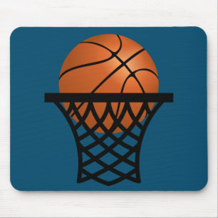 Basketball in Hoch Mousepad
