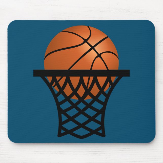 Basketball in Hoch Mousepad (Vorne)