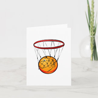 Basketball in hoop karte