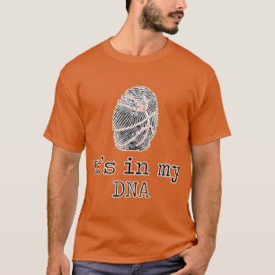 Basketball in meinem DNA-Team-Basketball-Trainer T-Shirt